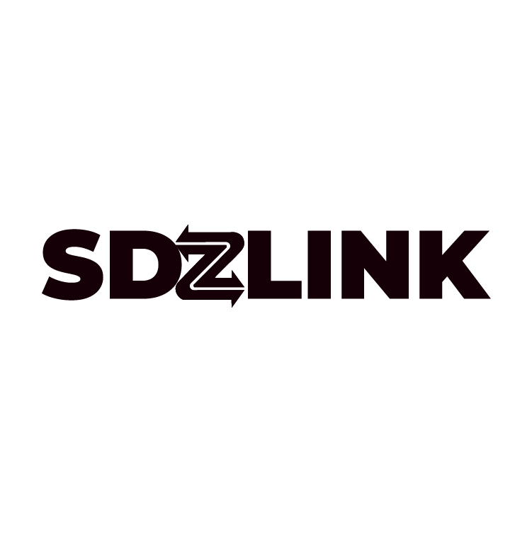 SDZLINK logo black